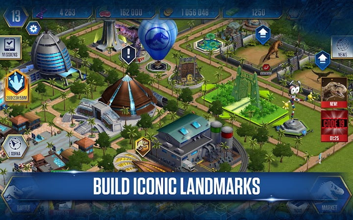 Jurassic World The Game Promo Codes (Ludia Inc.)