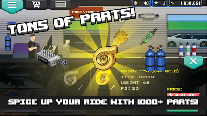 Pixel Car Racer Cheat Codes (Studio Furukawa)
