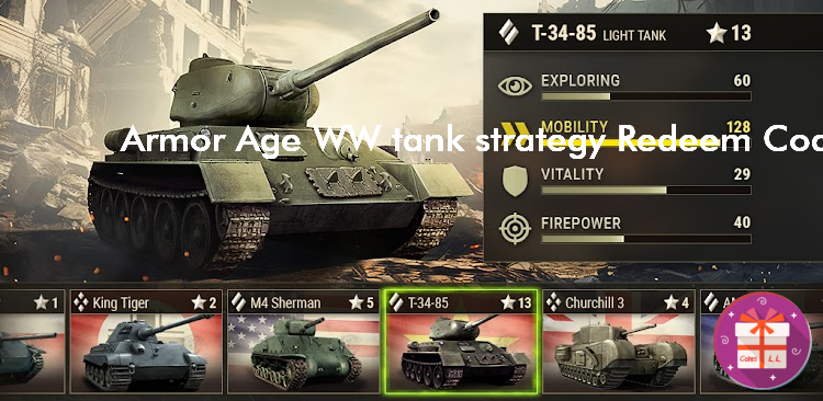 Armor Age WW2 tank strategy Codes (HeroCraft Ltd.)