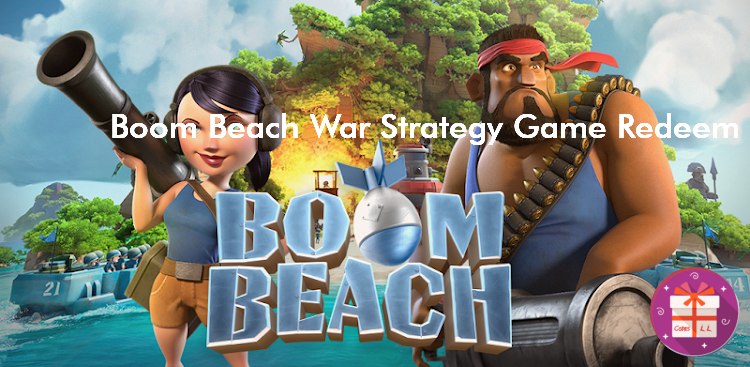 Boom Beach War Strategy Game Redeem Codes (Supercell)