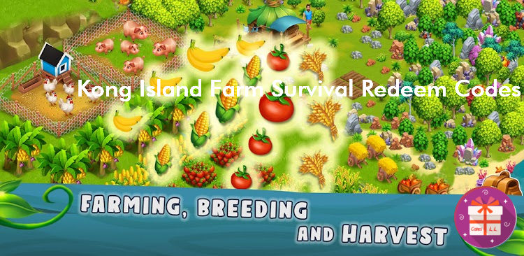 Kong Island Farm Survival Coupon Codes (CSCMobi Studios)