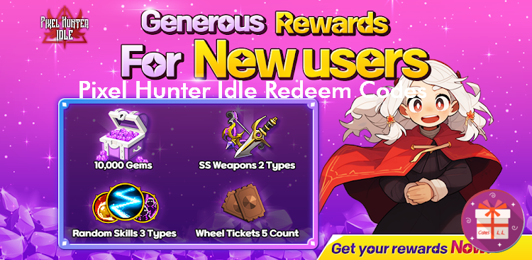 Pixel Hunter Idle Coupon Codes (ZillionGames Co.,Ltd.)
