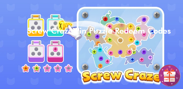 Screw Craze Pin Puzzle Redeem Codes (Shycheese)